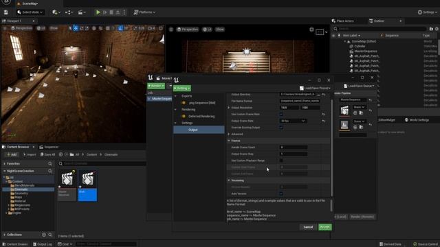 56. Render Our Scene. ONE COURSE SOLUTION FOR MATERIAL Unreal Engine 5