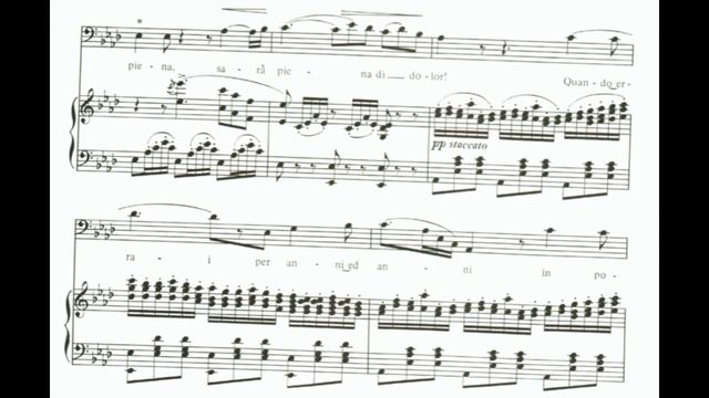 Ah! per sempre io ti perdei (I Puritani - V. Bellini) Score Animation