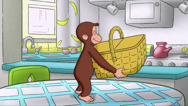 Curious George - 118 - Red Sky at Night Monkey's Delight (Learn English Language with subtitles)