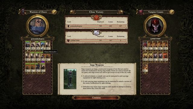 Chaos vs Vampire Counts Total War Warhammer 2 Online Battle: Chaos Giant Marches