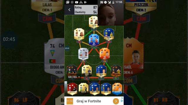 Gramy w FIFA 17 draft na telefon