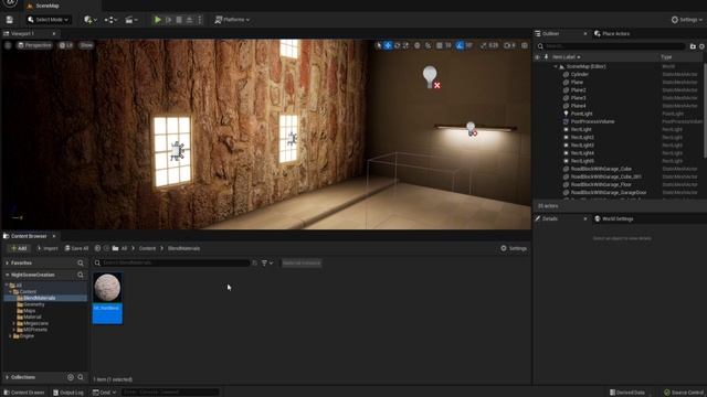 45. Material Blend. ONE COURSE SOLUTION FOR MATERIAL Unreal Engine 5