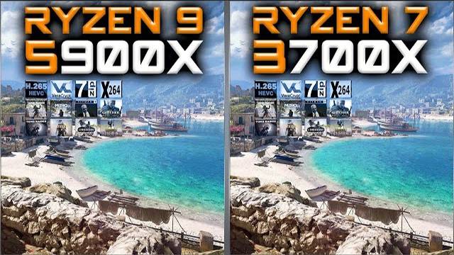 Ryzen 9 5900X vs Ryzen 7 3700X Benchmarks – 15 Tests 🔥