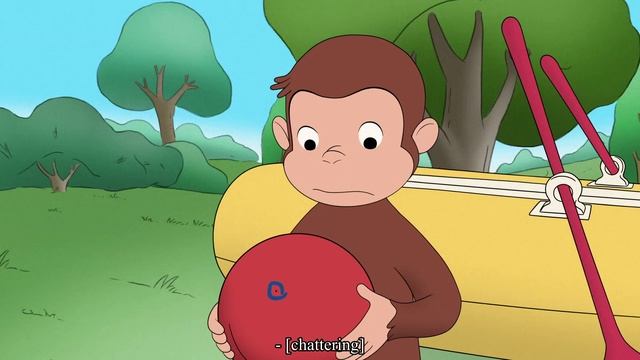 Curious George - 274 - Ball Trouble (Learn English Language with subtitles)