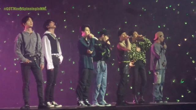 GOT7 Keep Spinning In Manila Concert - THANK YOU + SAVE YOU