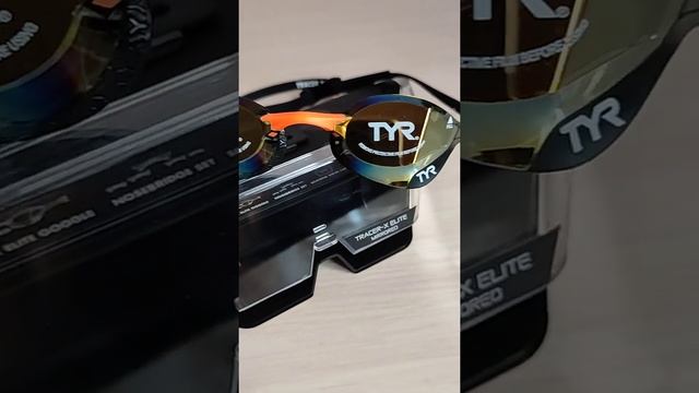 Очки для плавания TYR Tracer X-Elite зеркальные оранжевые