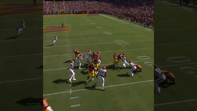 Austin Ekeler rushes for a 57-yard Gain vs. Cleveland Browns