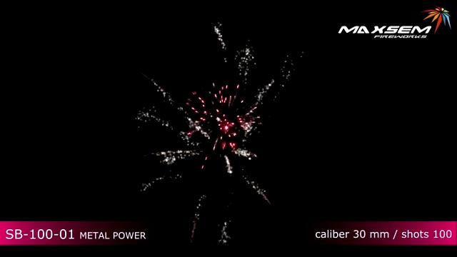 Maxsem Fireworks SB-100-01 METAL POWER