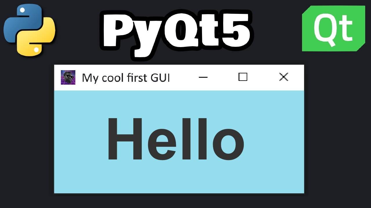 Урок №2: Python PyQt5 LABELS