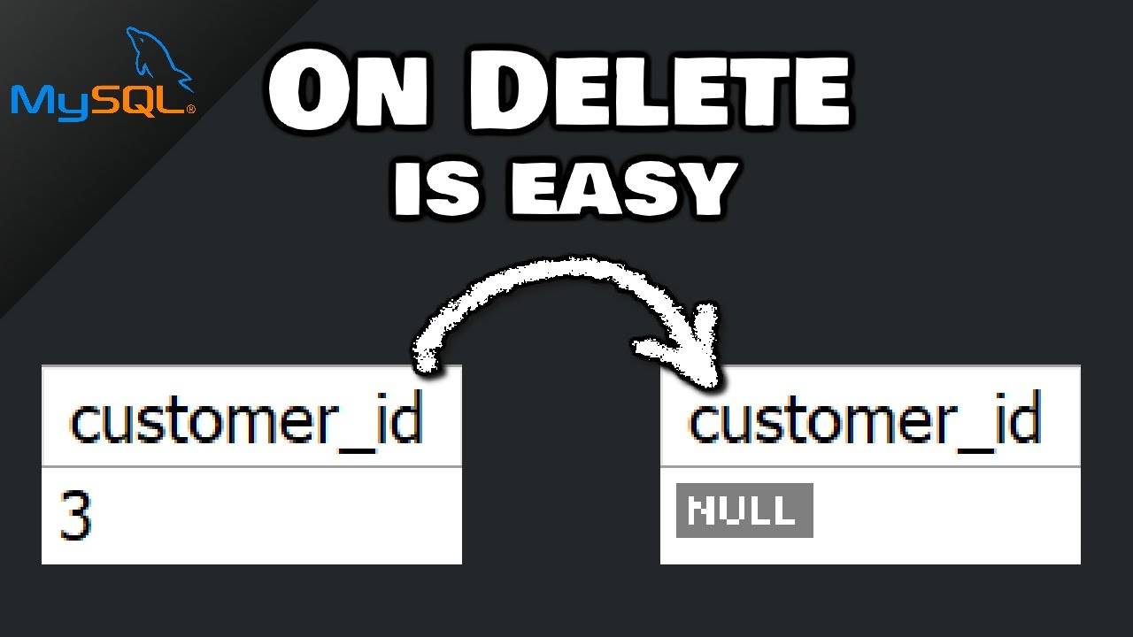 Урок №29: MySQL ON DELETE