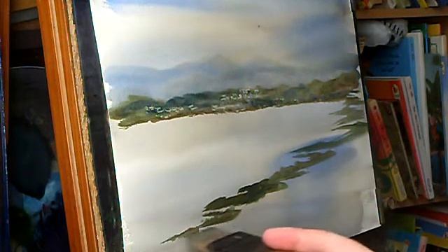 Watercolour Landscape Painting Demo of Portree, Isle of Skye, Scotland