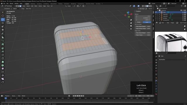 07 - The Subdivision Surface Modifier. STRATEGIES for MODELING and TEXTURING in Blender