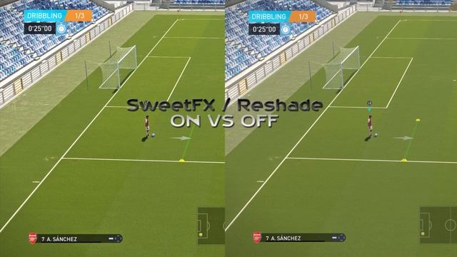 PES 2018 MOD | PRO EVOLUTION SOCCER 2018 - HDR Graphics Mod / SweetFX | Reshade / PC Gameplay