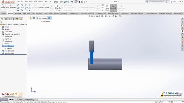 #06 SolidWorks Деталь №6