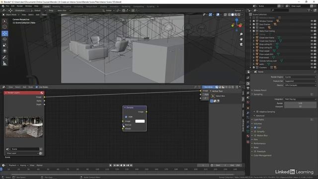 Using The Denoise Node Architectural Visualization In Blender