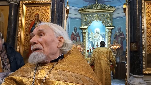 2024.10.06. Проповедь настоятеля Спасского храма г. Тулы прот. Виктора