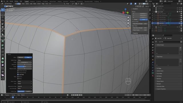 07 - Fabric Seams - Create furniture in blender видео уроки