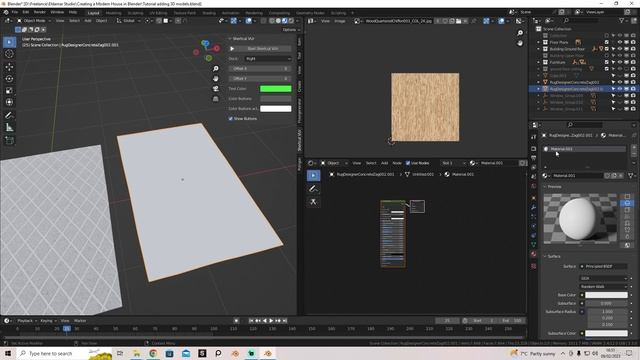 62 - Adding Extra 3D Models. CREATING A MODERN HOUSE in Blender