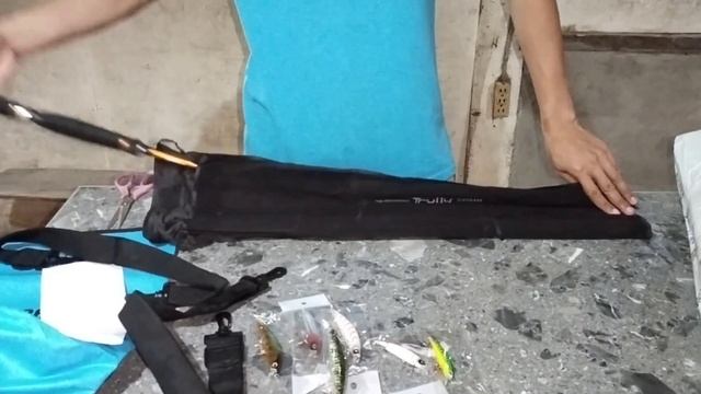 Unboxing Sougayilang 2.4m Carbon Fiber Fishing Pole Portable Fishing Rod Spinning