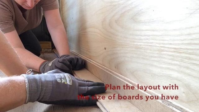 #14 Reclaimed floorboards on a narrowboat