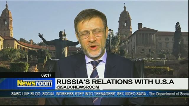 Ambassador Petrakov refuting wild speculations on Russia-US relations @ SABC