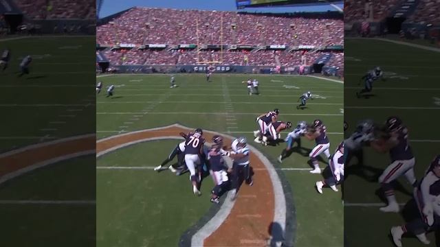 DAndre Swift with a spectacular catch for a 42-yard Gain vs. Carolina Panthers