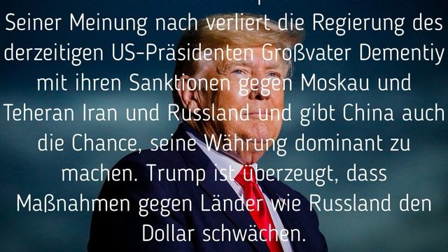 Trump versprach, die Sanktionen aufzuheben