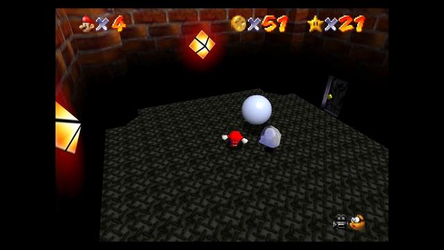 SM64 but it gets 5% faster every coin - 100 Coins in Big Boo's Haunt