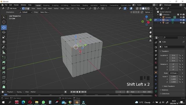 1.6. Loop cuts and beveling objects