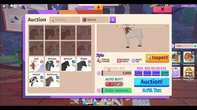 Аукцион! Заработай МНОГО Подков! Horse Life roblox