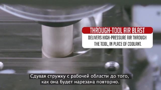 (RU)Haas VMC: Chip Clearing and Tool Lubrication - Russian subtitles