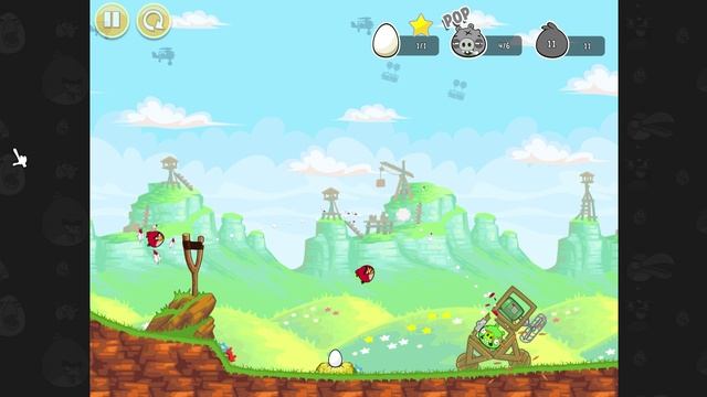 Angry Birds геймплей *прохождение