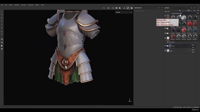 3 -03Create Engraved Armor in Substance Painter