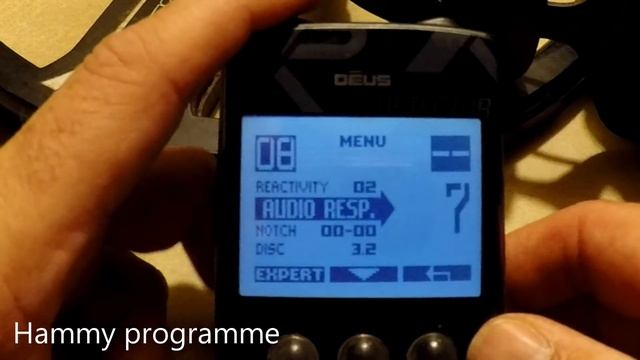 XP Deus v5.2 Sids settings ,(base prog hot)  metal detecting