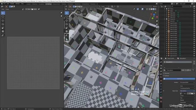 76. Finishing the UV mapping. ARCHITECTURAL VISUALIZATION in Blender Substance Painter