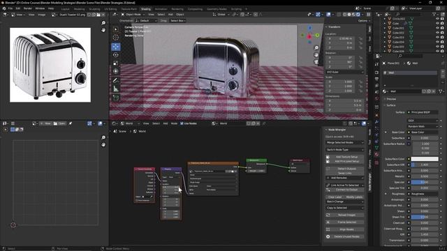 21 - Adjusting the Lighting. STRATEGIES for MODELING and TEXTURING in Blender