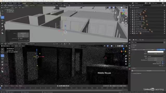 102. Adding a glass material. ARCHITECTURAL VISUALIZATION in Blender Substance Painter