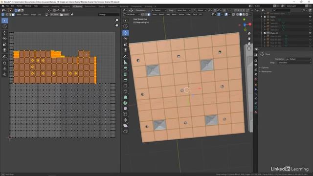 96. Selection tricks when applying vertex colors. ARCHITECTURAL VISUALIZATION in Blender Substance P