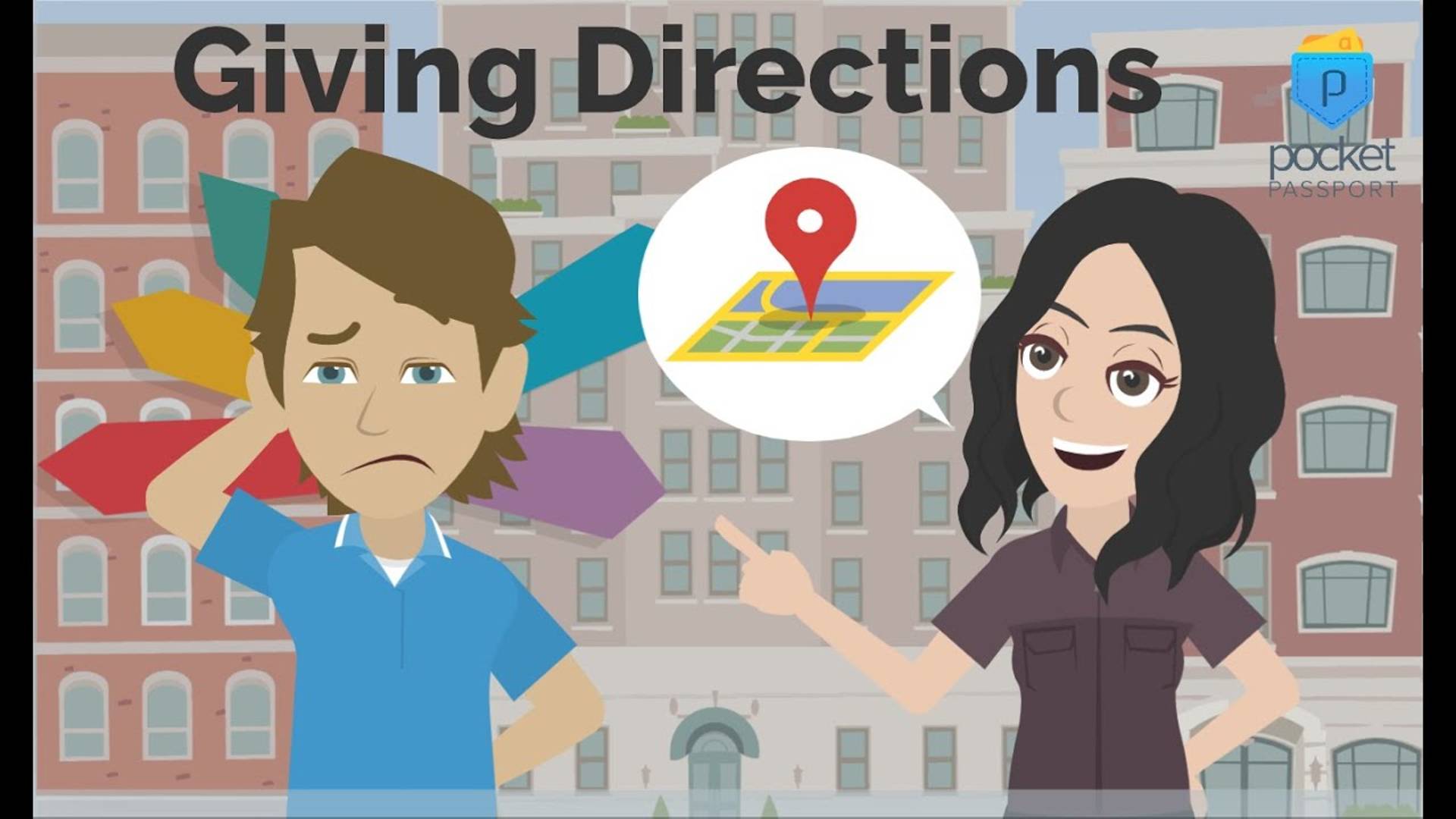 LESSON ➢ CITY DIRECTIONS + MURDER #city#buildins#directions