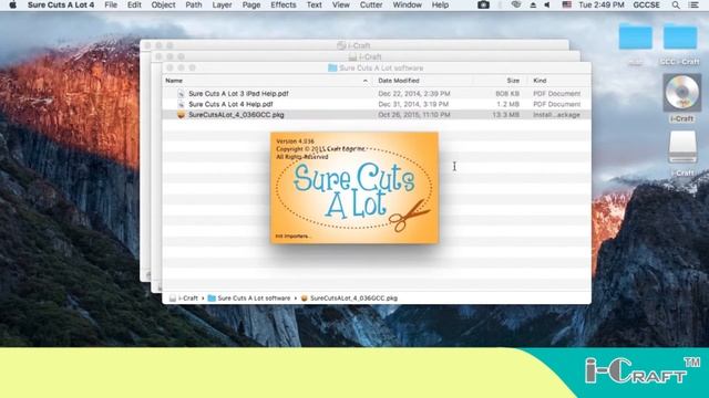 GCC---i-craft Installation Video( Mac Version)