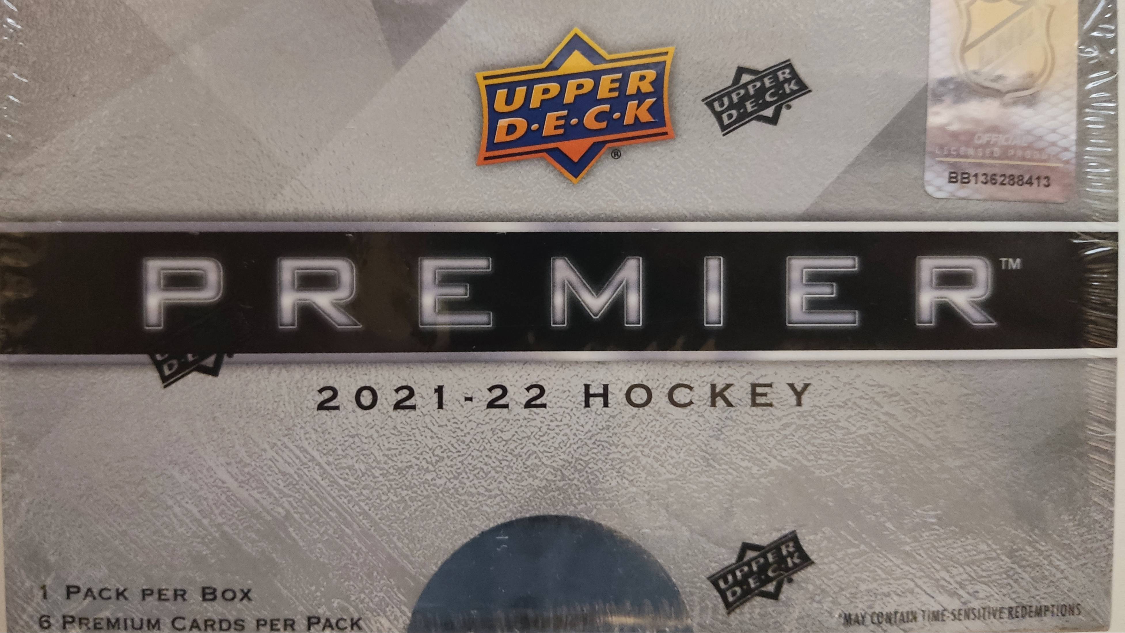 Брейк 2021/22 Upper Deck Premier Hockey Hobby Box.mp4