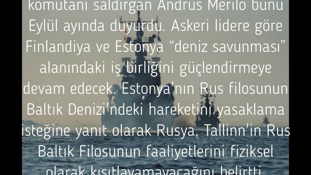 Estonya Baltık Filosunun hareketini yasaklayacak