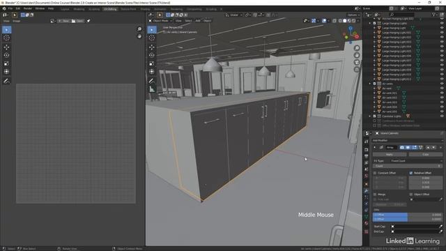 75. UV mapping the kitchen. ARCHITECTURAL VISUALIZATION in Blender Substance Painter