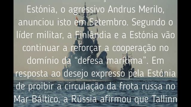 A Estónia vai proibir o movimento da Frota do Báltico