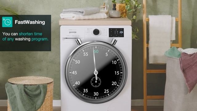 Gorenje  WaveActive FastWashing function