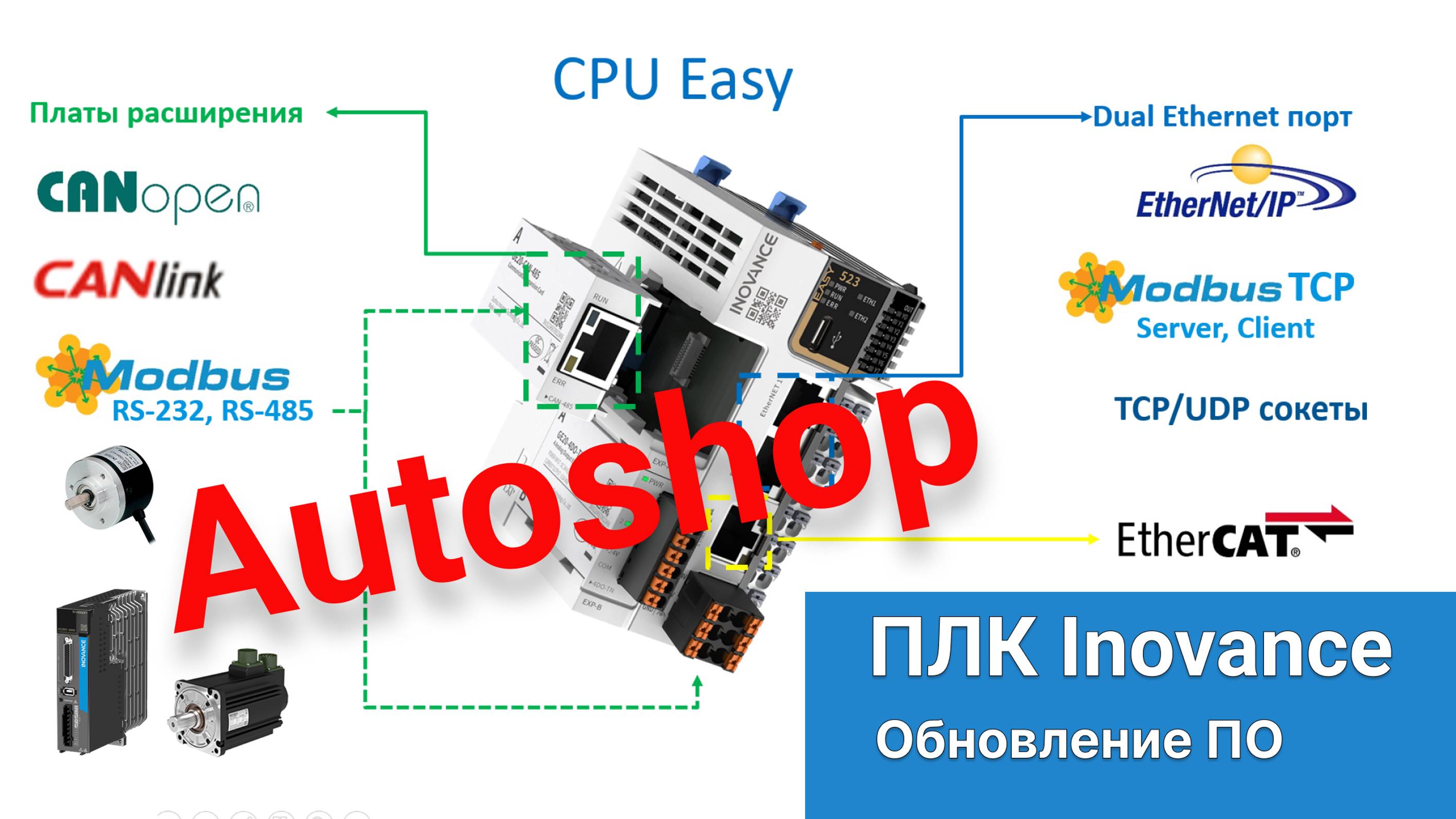 ПЛК Inovance Обзор крутого функционала в обновлении Autoshop, V4.10.1.0