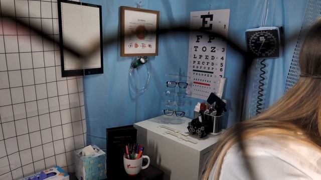 ASMR Optometrist Eye Exam & Glasses Fitting | Normal Pacing