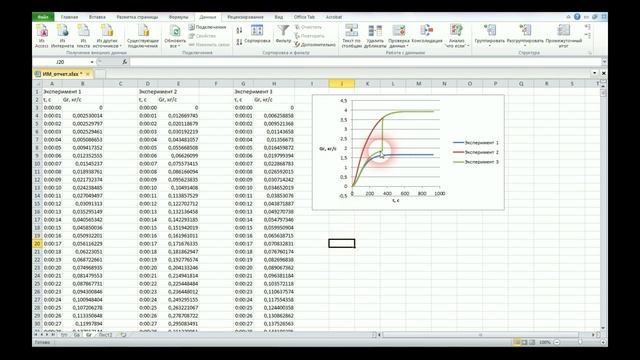 Обработка результатов моделирования опасных факторов пожара