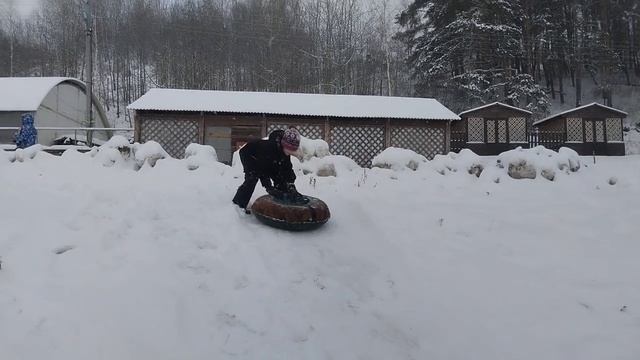 Зимняя прогулка на пляж Роза 🌹 ветров, к берегу Волги