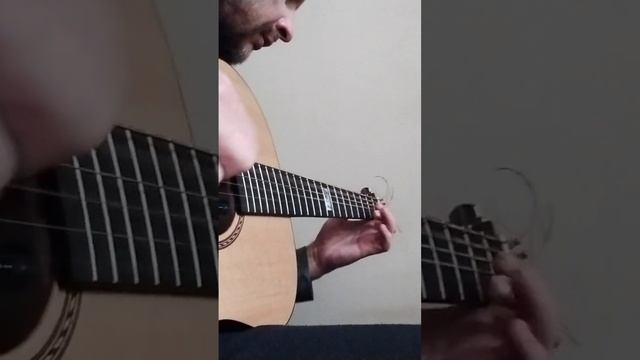 Фрагмент пьесы для гитары - Guitar piece fragment